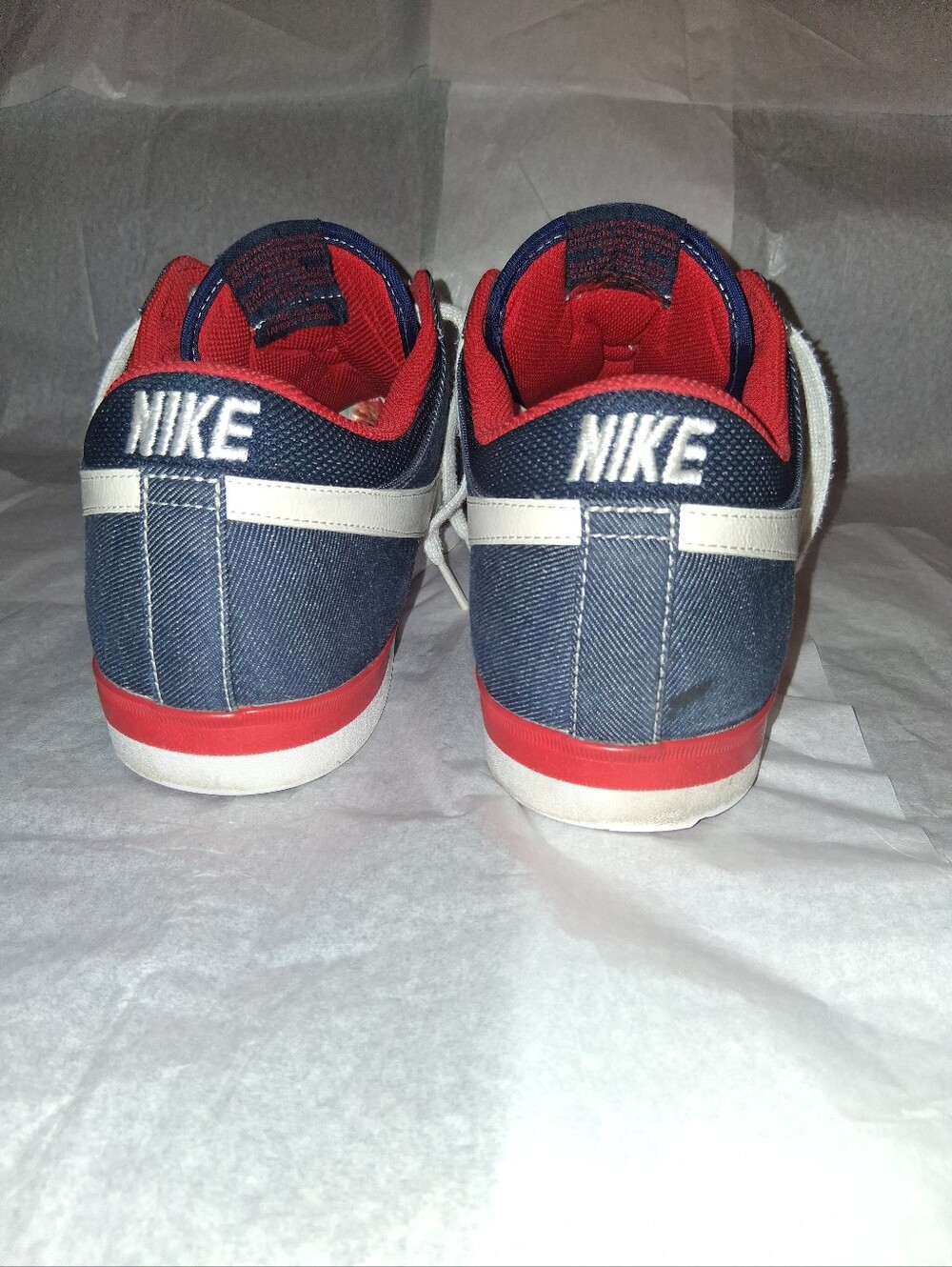 Nike Denim Blue Jean Sneakers, Men 13 - Picture 3 of 7